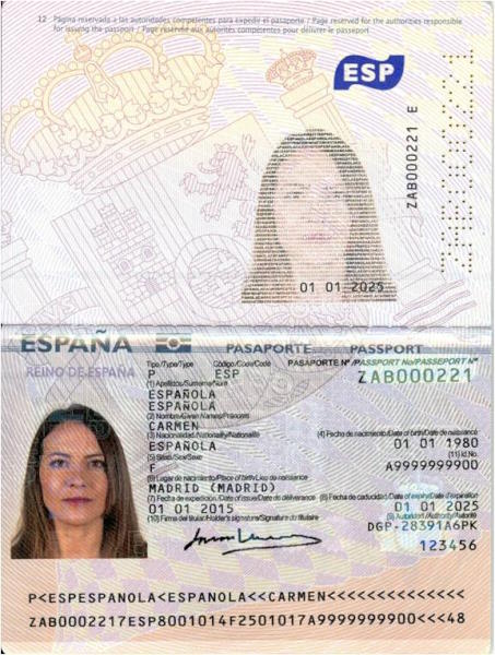 pasaporte biométrico