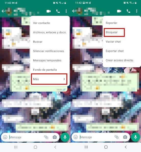 amenazas por whatsapp