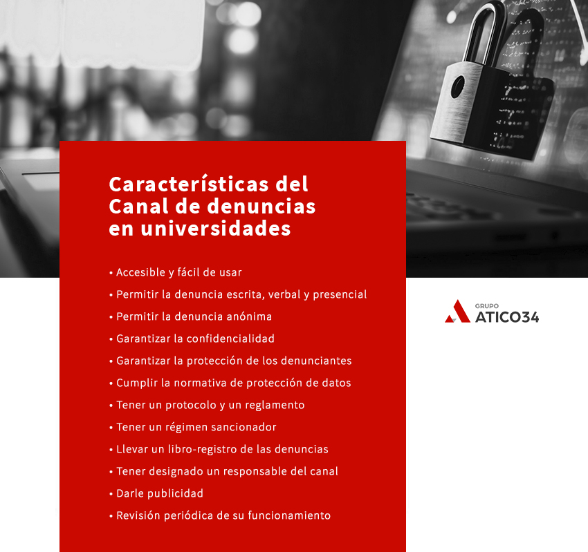 características canal denuncias universidad características canal denuncias universidad