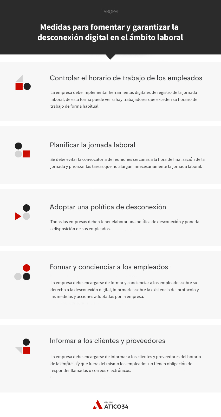 Medidas para garantizar desconexión digital medidas fomentar garantizar desconexion digital