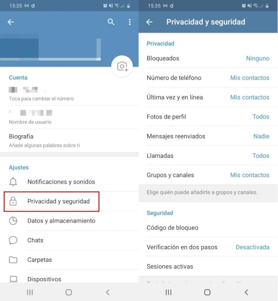 telegram es seguro