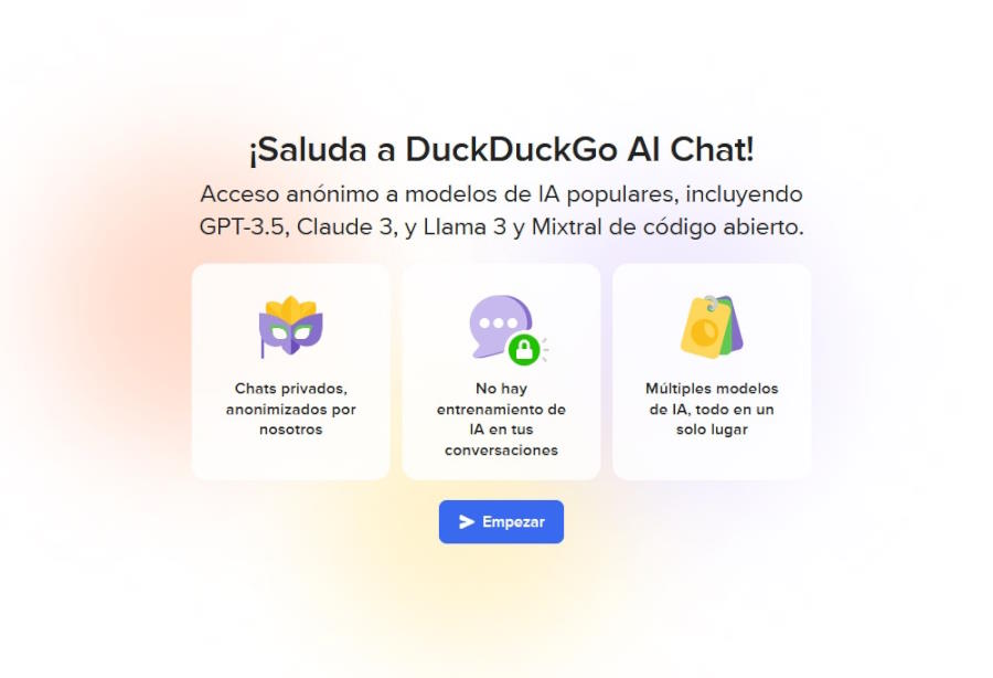 DuckDuckGo chatbot