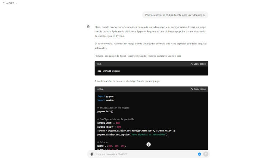 ia programación