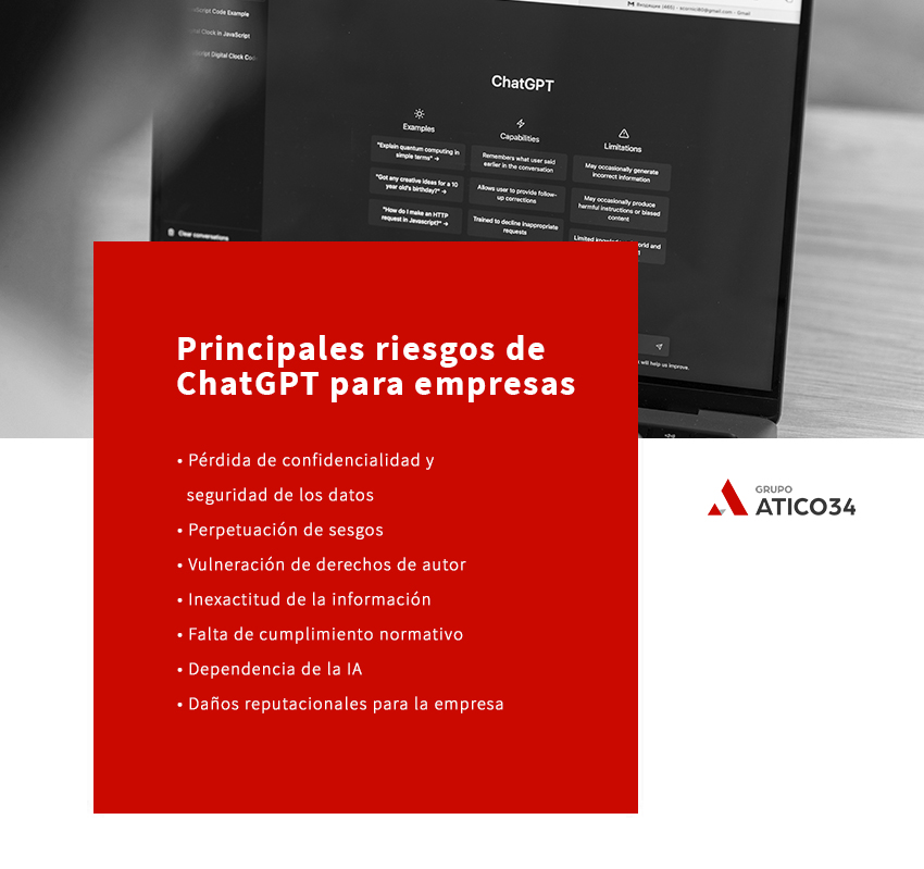 Principales riesgos de chatgpt para empresas Principales riesgos de chatgpt para empresas