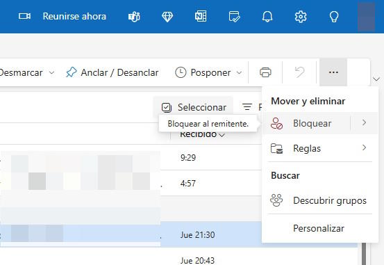 evitar correos spam