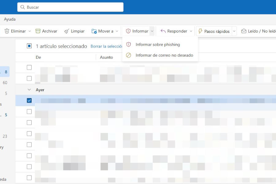 evitar correos spam