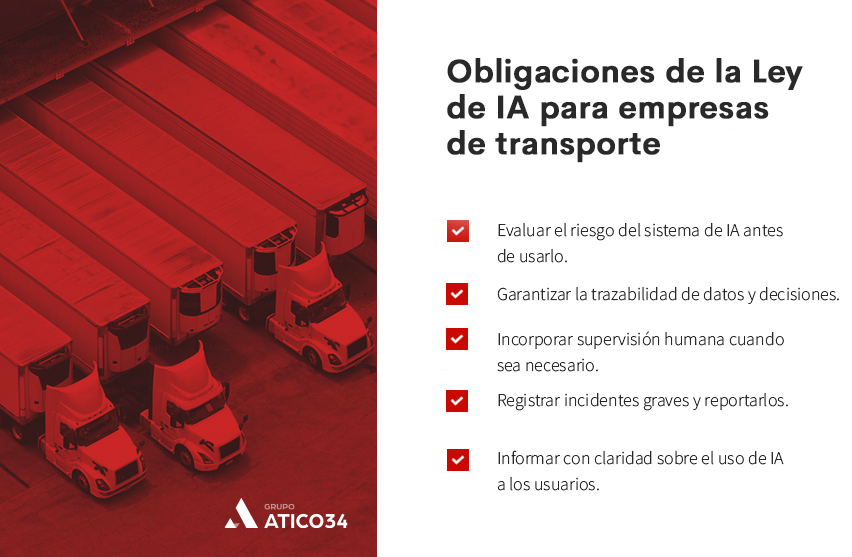 obligaciones transporte ley ia obligaciones transporte ley ia